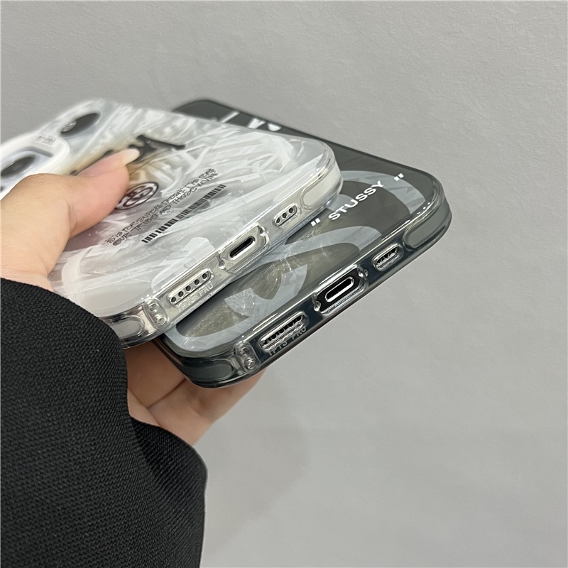 Hoạt Hình Ốp Điện Thoại Mềm Mạ Hai Lớp Cho iphone15 15pro 15promax 14promax 14 14p 13 13pro 13pm 12 12pm 11