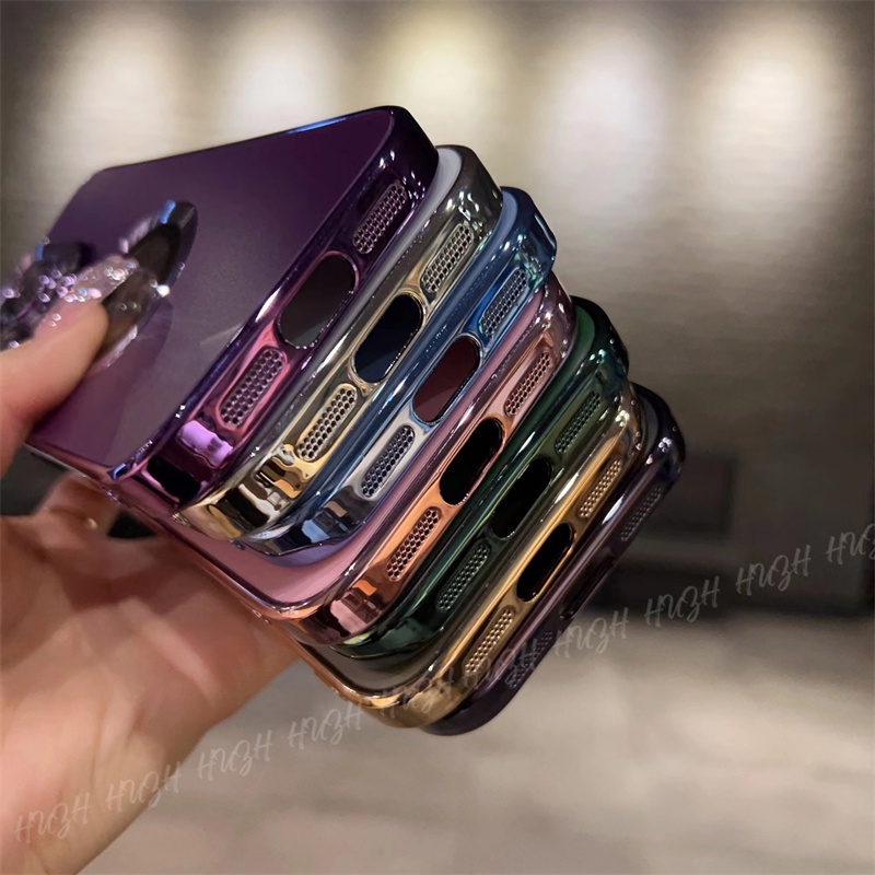 Ốp Điện Thoại Cứng Nhám Chống Dính Vân Tay Sang Trọng Cho 14 13 Pro Max 14 Plus