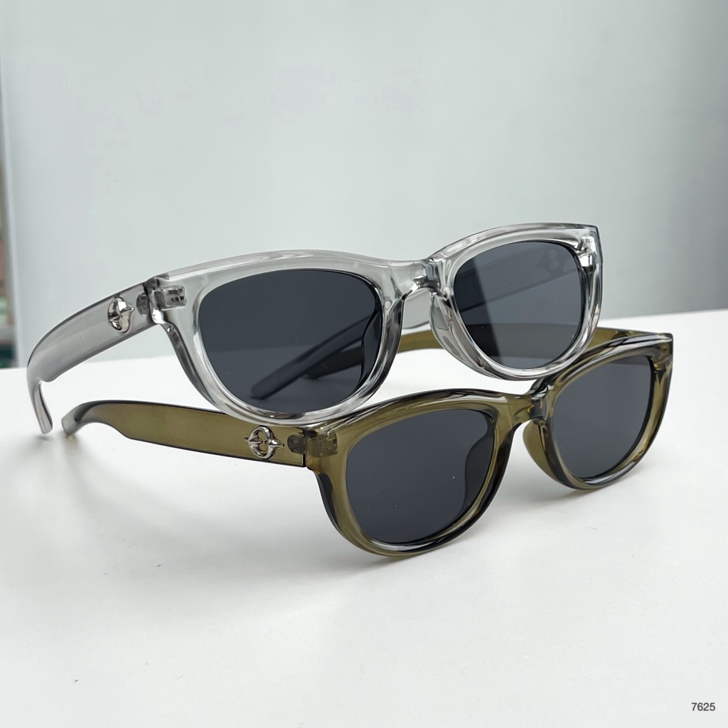 Kính tròn gọng vòng tròn gạch ngang - 7625