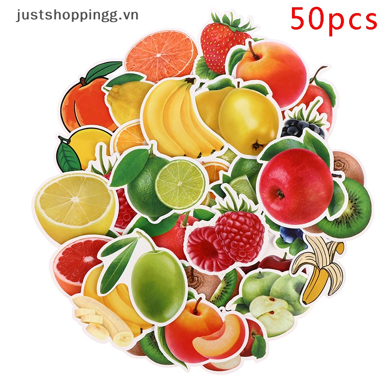 50 Miếng Dán Hình Trái Cây Cho Tủ Lạnh Nhà Bếp