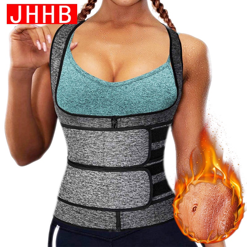 Đai Nịt Bụng Định Hình Eo Thon Bằng Cao Su Tổng Hợp Neoprene Có Khóa Kéo Cho Nữ