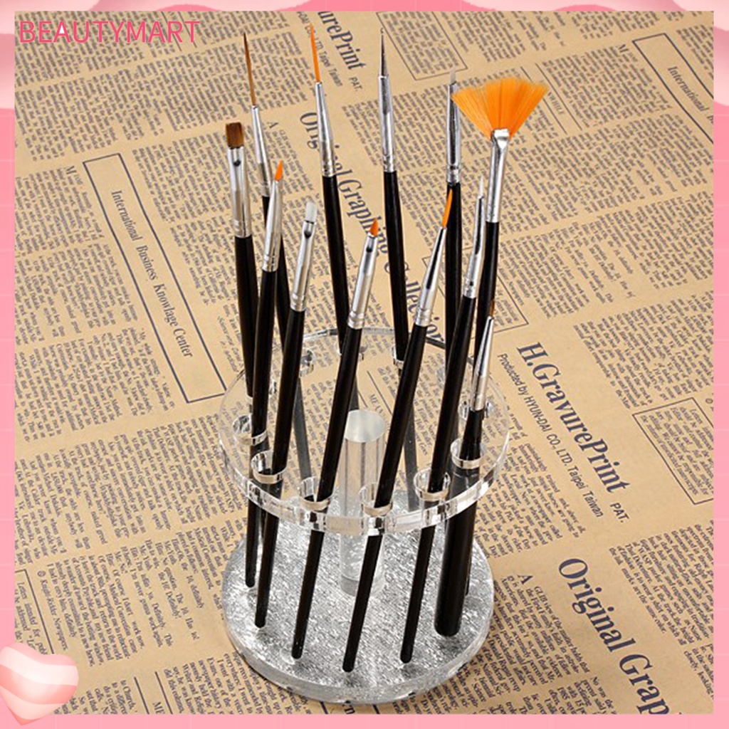 Giá Đỡ Bút Vẽ Móng Bằng Acrylic Tiết Kiệm Không Gian Độ Bền Cao