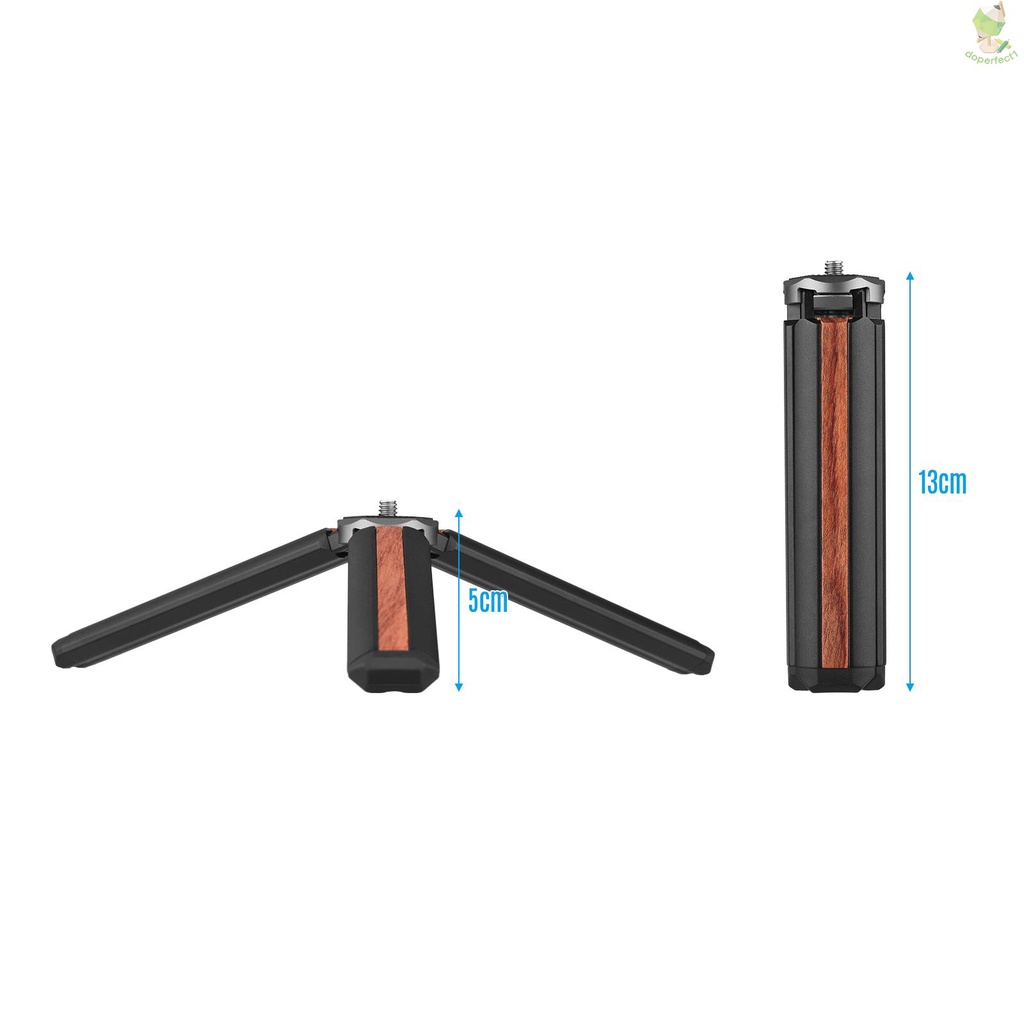 Mini Desktop Tripod Stand 1/4 inch Screw Aluminum Alloy 5kg Load Capacity Compatible with Feiyu G5/G6/G6 Max/Vimble 2S/V   Came-6.5