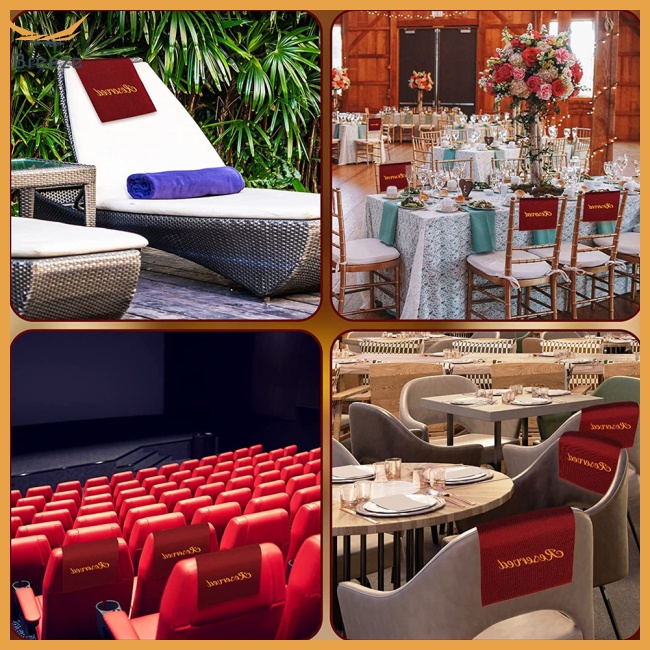 Set 20 Biển Báo Hai Mặt 600d Bằng Vải Oxford Dày Dặn In Họa Tiết Kỹ Thuật Số Cho Ghế Ngồi