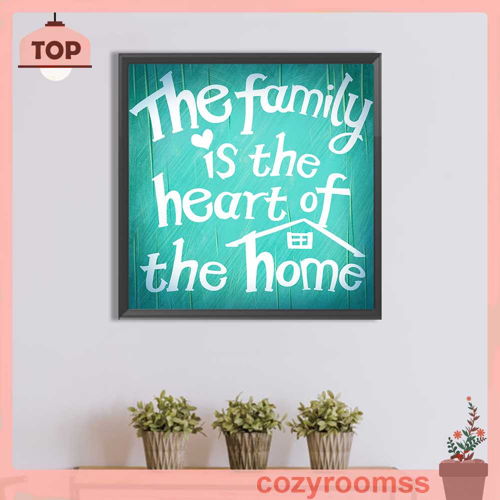 Thẻ Đính Đá Tròn 5D Tự Làm Thủ Công Trang Trí Nhà Cửa