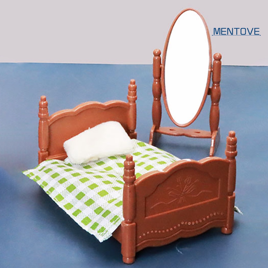 1 Set Đồ Gia Dụng Bằng Nhựa Dễ Thương Cho Nhà Búp Bê