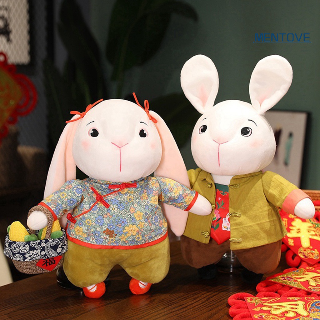 [MT] Thỏ Nhồi Bông Phong Cách Dân Tộc Trung Hoa Dễ Thương Dành Cho Cặp Đôi