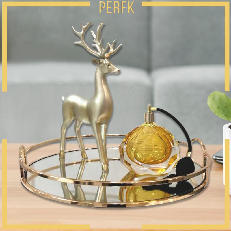 Khay Phục Vụ Thức Ăn Tráng Gương Để Bàn Tiện Lợi