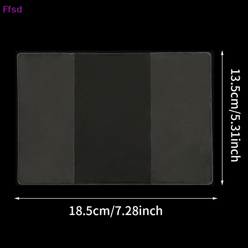 {Ffsd} Vỏ Bọc Hộ Chiếu Trong Suốt Chống Thấm Nước Bảo Vệ Tài Liệu * Bán Chạy