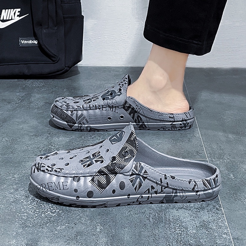 Dép xốp nam Dép tổ ong dép đi biển nam dép đúc tông nam không thấm nước dép nam