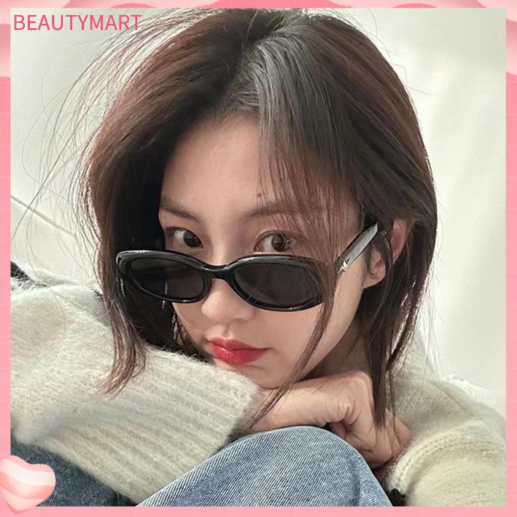 Kính Mát Hình Oval Trong Suốt Chống Tia UV Thời Trang Unisex
