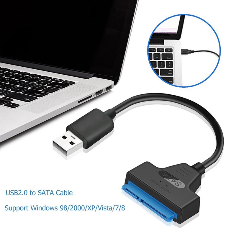 Dây Cáp Chuyển Đổi uloverun 7 + 15 22 Pin SATA 3 Cáp 2.5 HDD / SSD USB Tốc Độ Cao