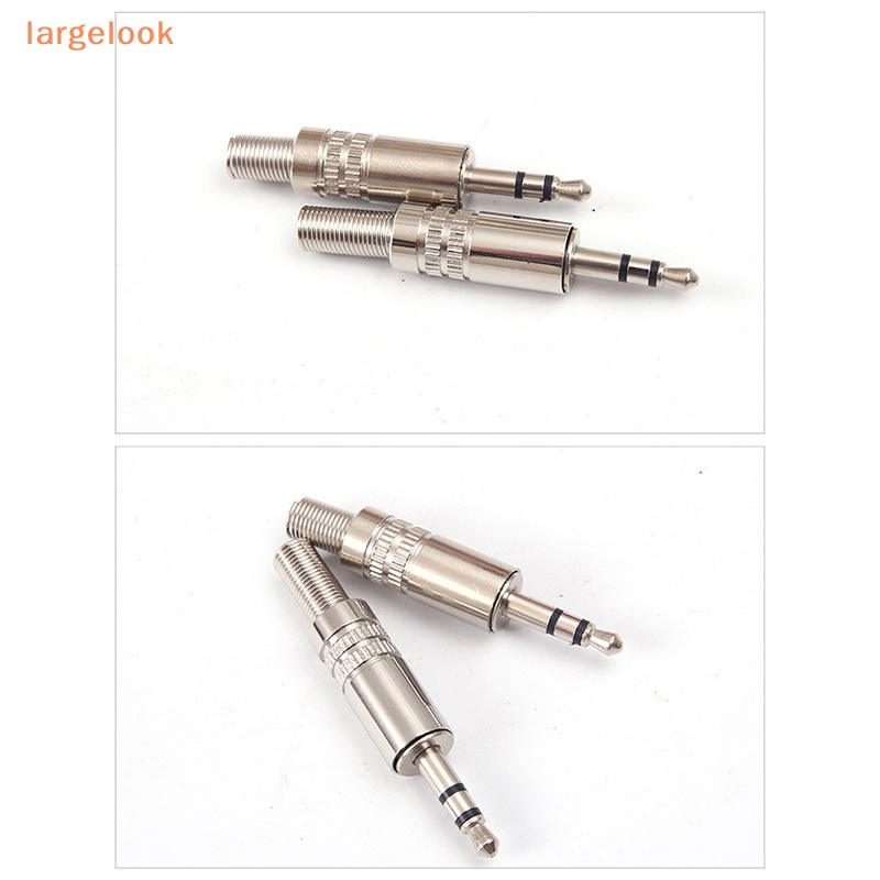 Set 10 Dây Cáp Nối Âm Thanh 3 Trục 3.5mm Bằng Kim Loại Chuyên Dụng