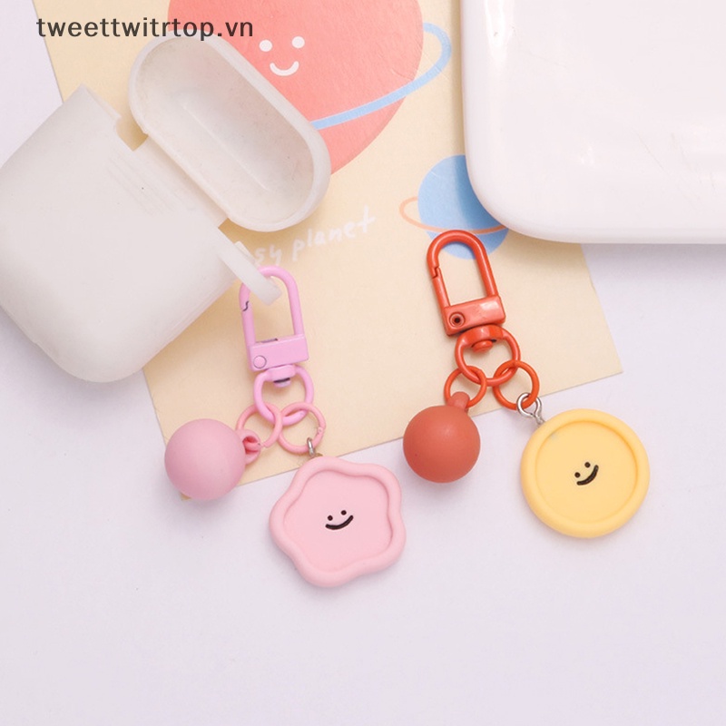 Móc Khóa Hình Đám Mây / Tròn / Trái Tim Hoạt Hình Thời Trang Dành Cho Nữ