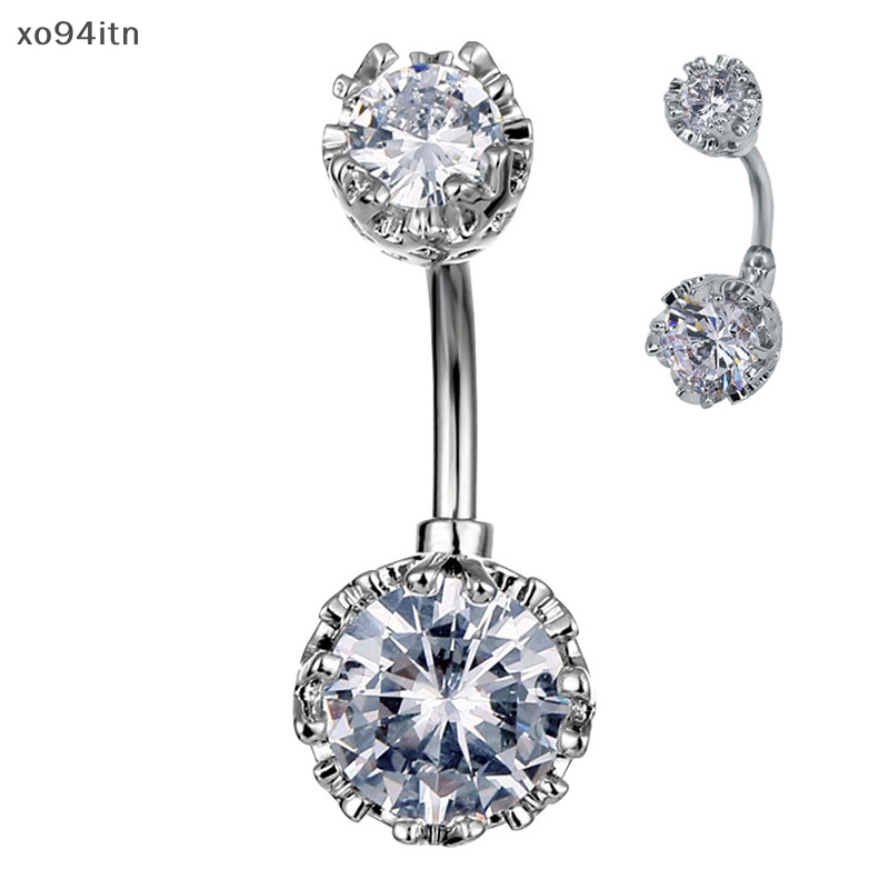 Khuyên Rốn Đính Đá Zircon Trang Sức Múa Bụng Cho Nữ