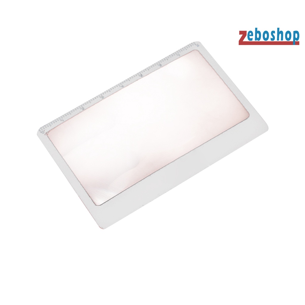 Kính Lúp Đọc Sách Phóng Đại 3X Siêu Mỏng Dạng Thẻ Tiện Dụng Cho Hoạt Động Ngoài Trời