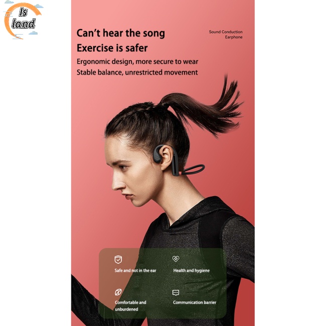 Tai Nghe Bluetooth 5.2 W10 Truyền Âm Qua Xương Chống Thấm Nước Và Mồ Hôi