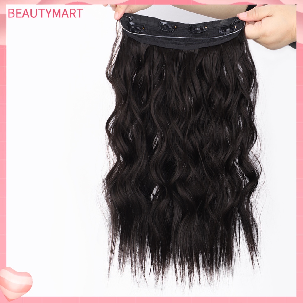 Bộ Tóc Giả Xoăn Dài Bằng Sợi Lụa Tự Nhiên Điều Chỉnh Được Nhiệt Độ Cao Dành Cho Nữ