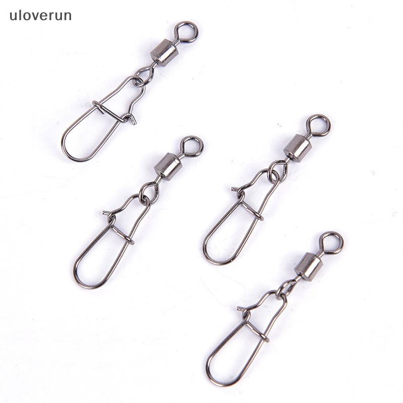 Uloverun Set 10 Móc Câu Cá Có Thể Xoay Được Tiện Lợi vn
