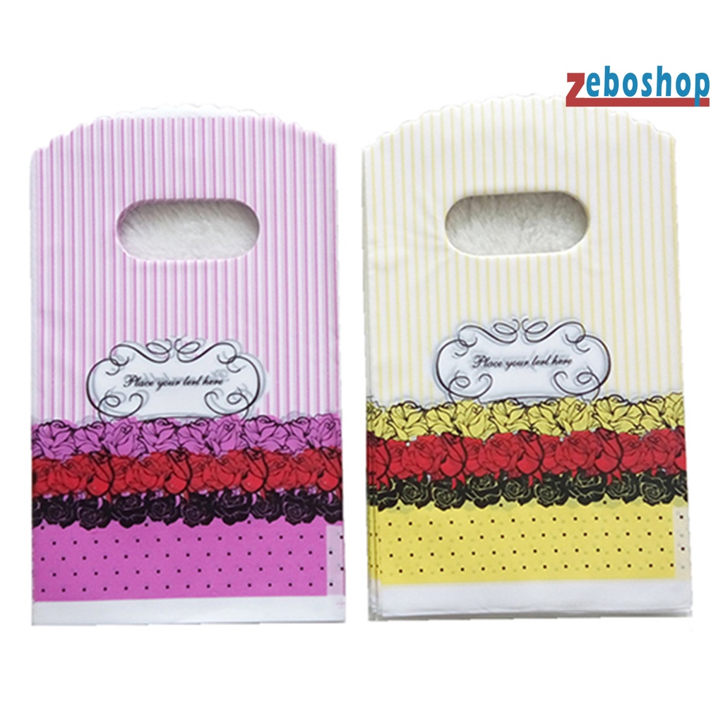 Set 50 Túi Đựng Kẹo Nhỏ Gọn In Họa Tiết Hoạt Hình Nhiều Màu Sắc