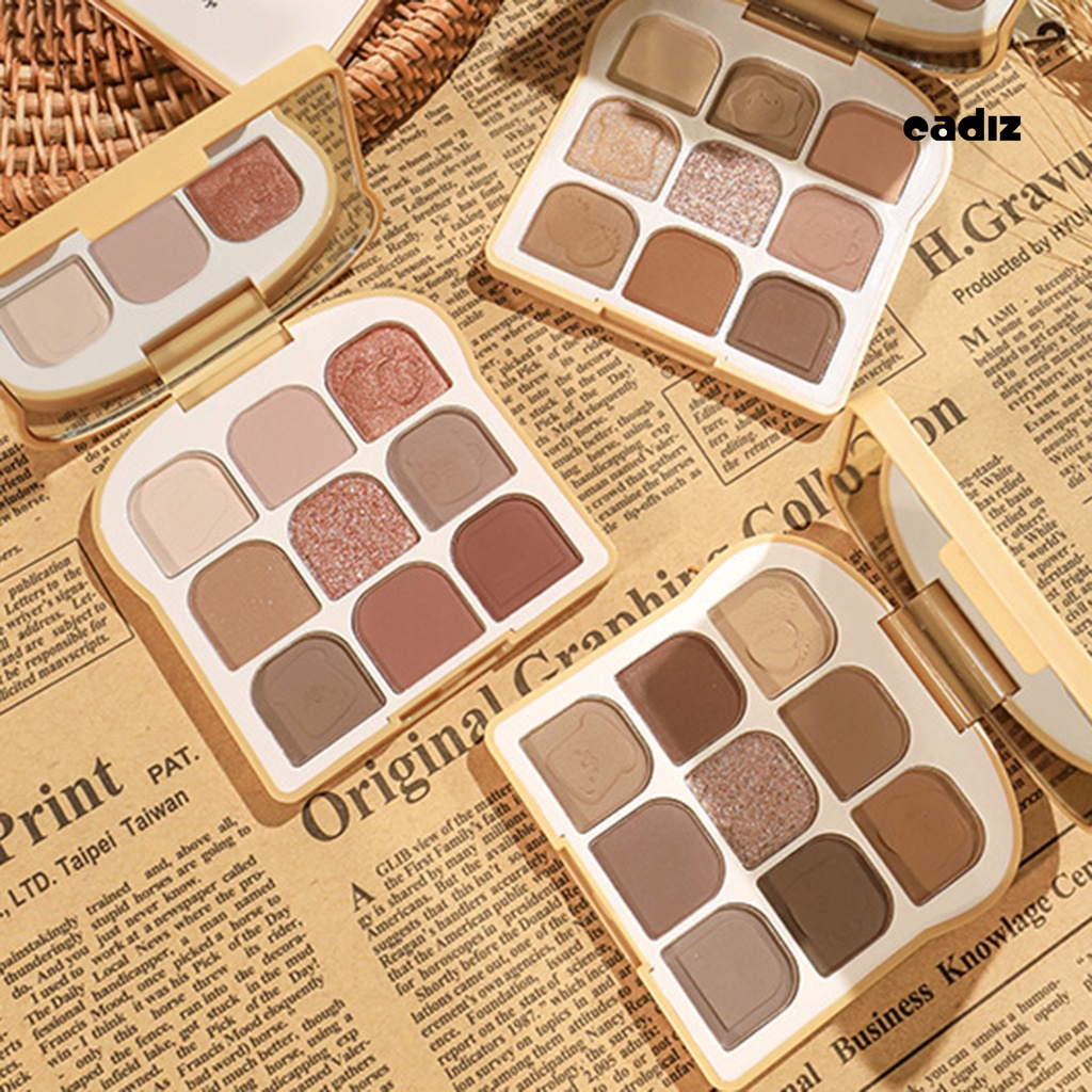 Bảng Phấn Mắt Trang Điểm Lấp Lánh Lâu Trôi Không Gây Kích Ứng Làm Sáng Da Dành Cho Nữ