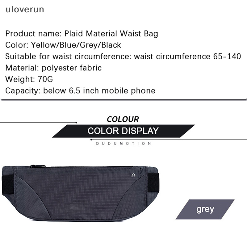 Túi Đeo Hông Đựng Điện Thoại Siêu Nhẹ Thoáng Khí Chống Thấm Nước Cho Nam Nữ