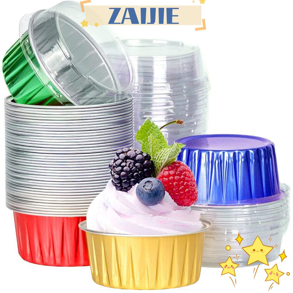 10 Cốc Lá Nhôm 125ml 24 Dùng Làm Bánh Cupcake Tiện Dụng