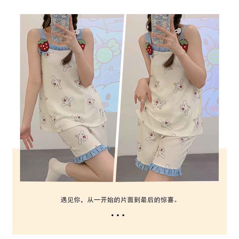 Ốp Điện Thoại Cotton Họa Tiết Hoạt Hình Dễ Thương Thời Trang Mùa Hè Cho Nữ