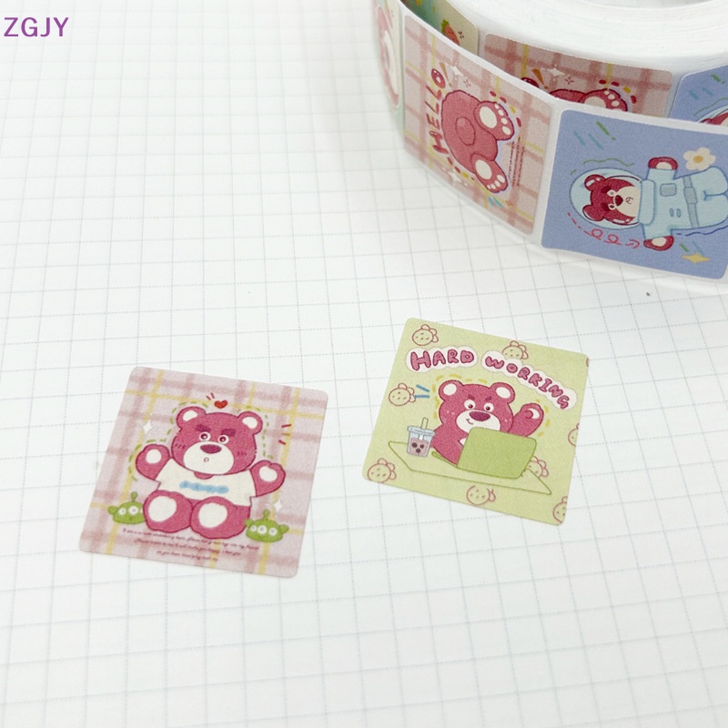 Cuộn 500 Miếng Dán Hình Sanrio Dễ Thương Dùng Trang Trí Mới