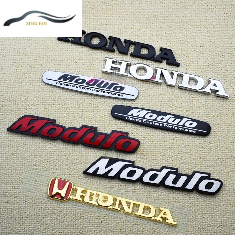 Nhãn Dán Logo Trang Trí Nội Thất Xe Hơi Honda Civic Modulo Siming CRV Accord FIT Jede Hilux Fengfan City Odyssey HR-V