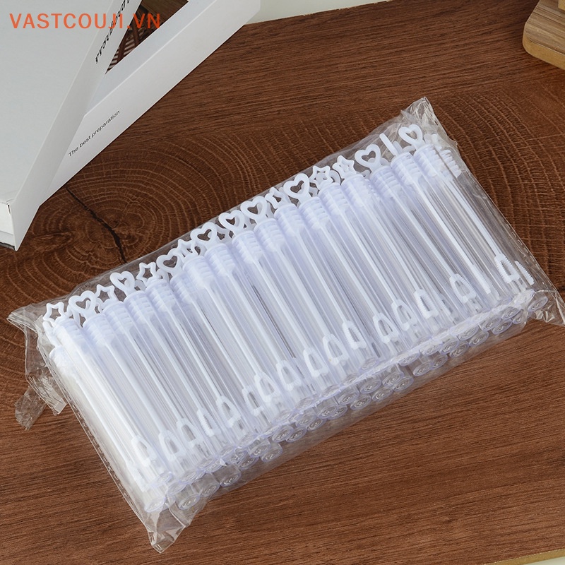 Bộ 10 Ống Thổi Bong Bóng Xà Phòng Trang Trí Tiệc Cưới