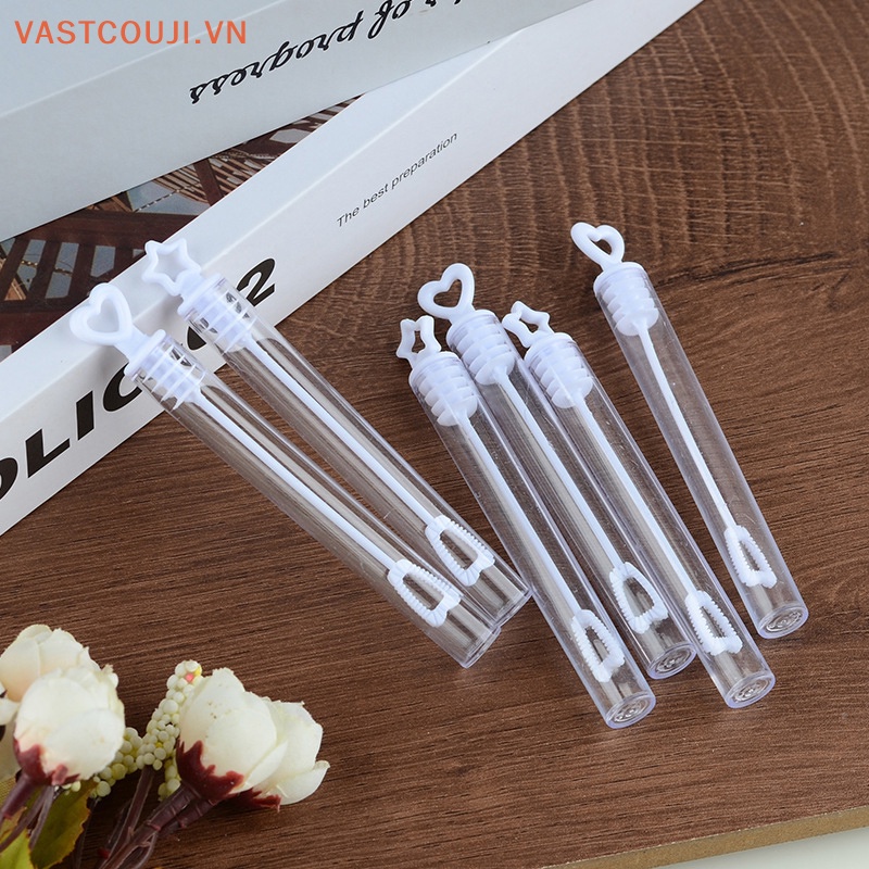 Bộ 10 Ống Thổi Bong Bóng Xà Phòng Trang Trí Tiệc Cưới