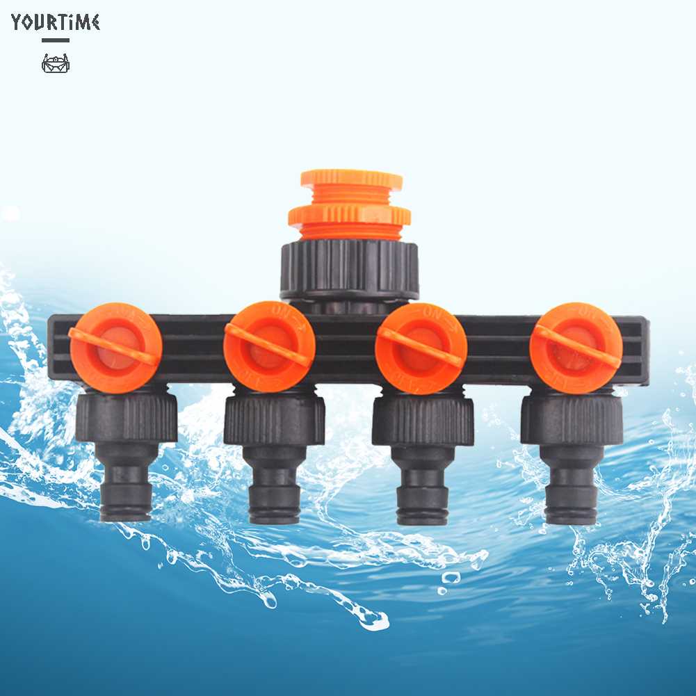 Dụng Cụ Chia Ống Nước 4 Hướng Có Thể Tháo Rời Tiện Dụng Cho Sân Vườn