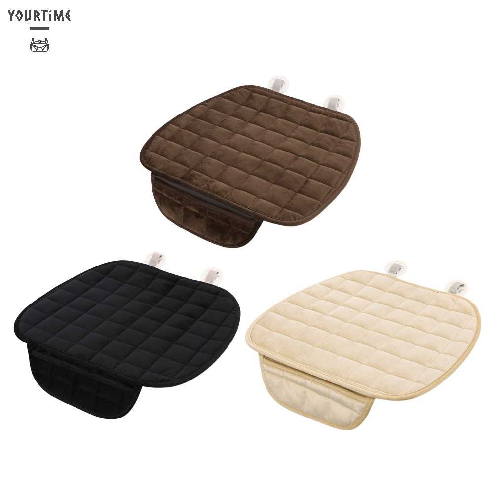 Vỏ Bọc Đệm Ghế Ngồi Xe Hơi Bằng Vải Bông Giữ Ấm Mùa Đông Chống