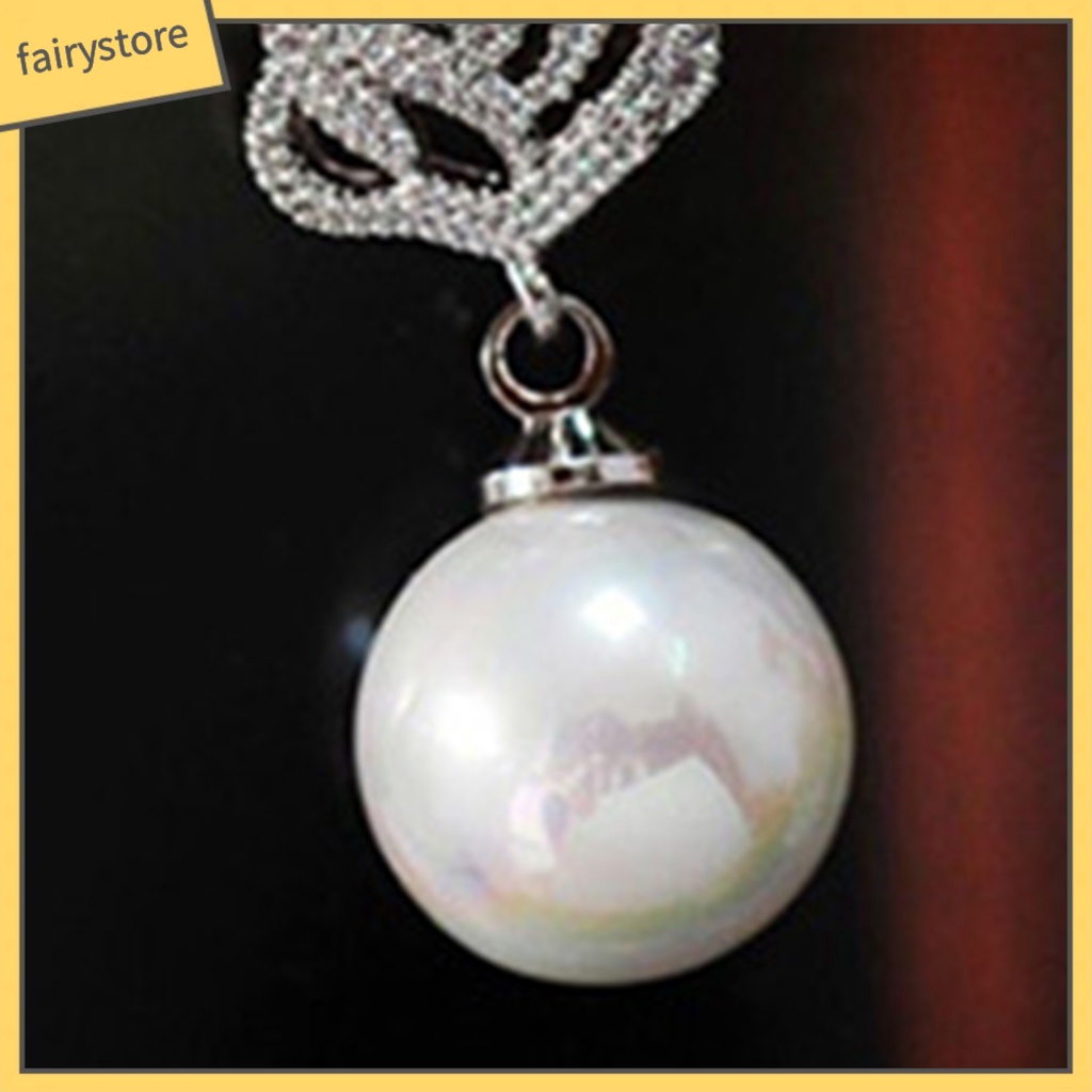 [FRO] Bông Tai Xỏ Lỗ Tròn Đính Hoa Hồng Ngọc Trai Giả Bằng Hợp Kim Thoải Mái Mặc Hàng Ngày Cho Nữ