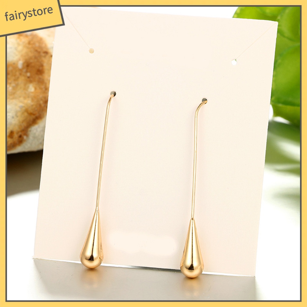 Bông Tai Hình Giọt Nước Thời Trang Dành Cho Nữ Charms