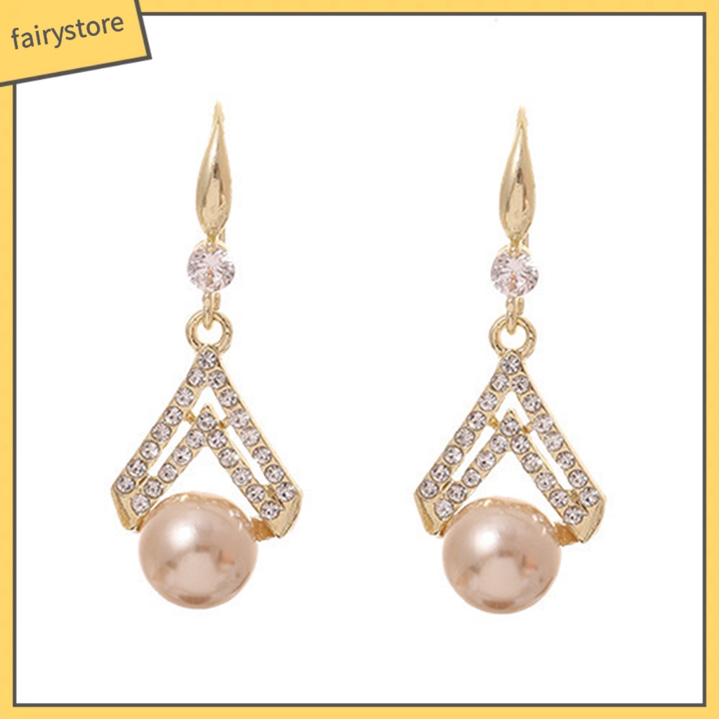 1 Đôi Bông Tai Thời Trang Thanh Lịch Phong Cách Retro Dành Cho Nữ