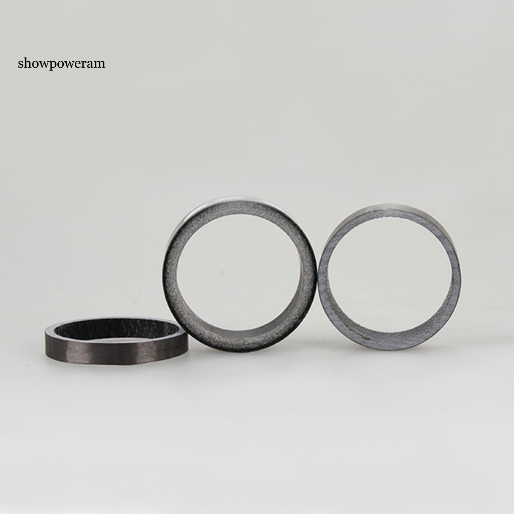 Set 5 Vòng Đệm Cổ Bằng Sợi Carbon Cho Xe Đạp Kích Thước 5mm / 10mm / 15mm