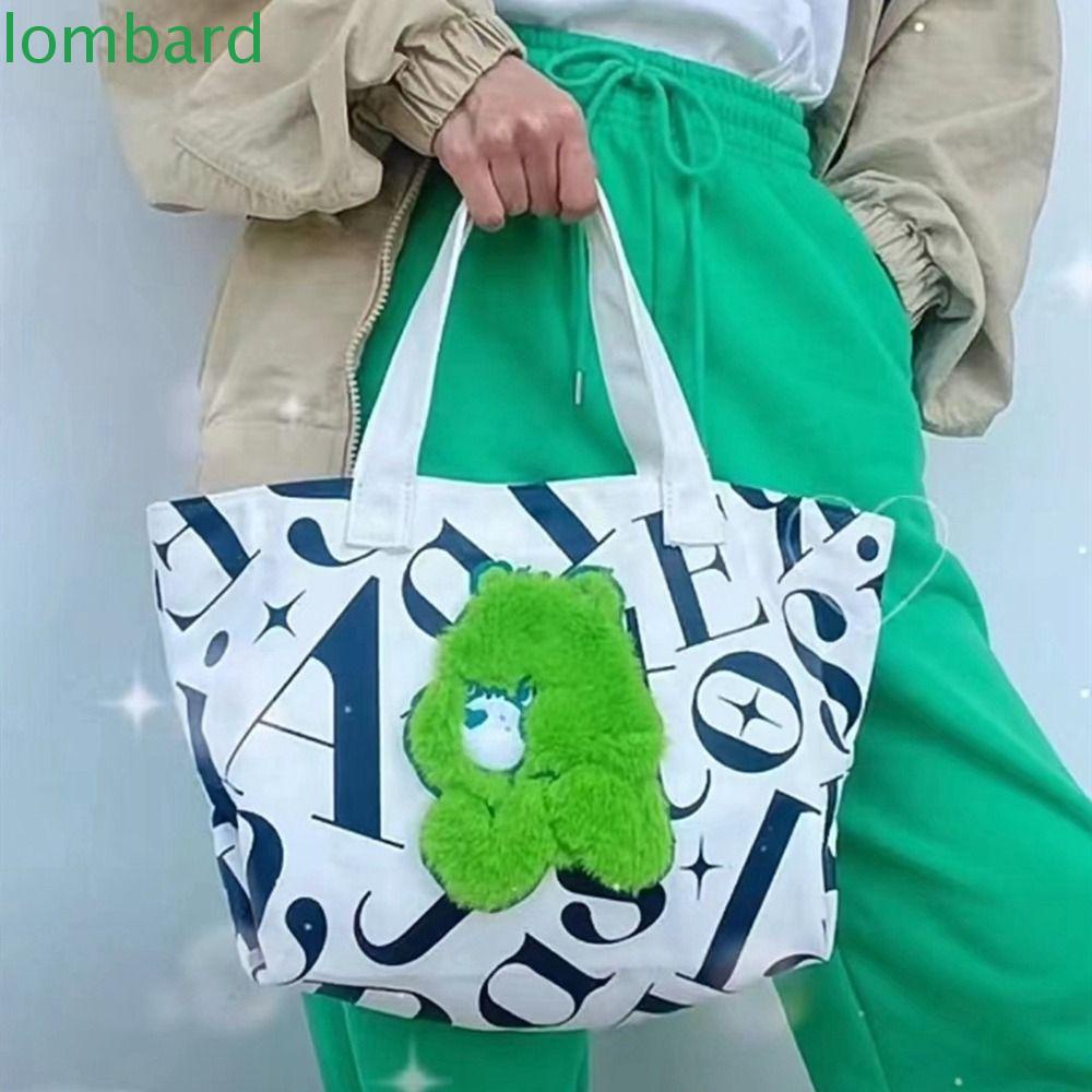 Túi Tote Nhỏ Đeo Vai In Chữ Carebears Sách Mua Sắm Thời Trang Cho Nữ