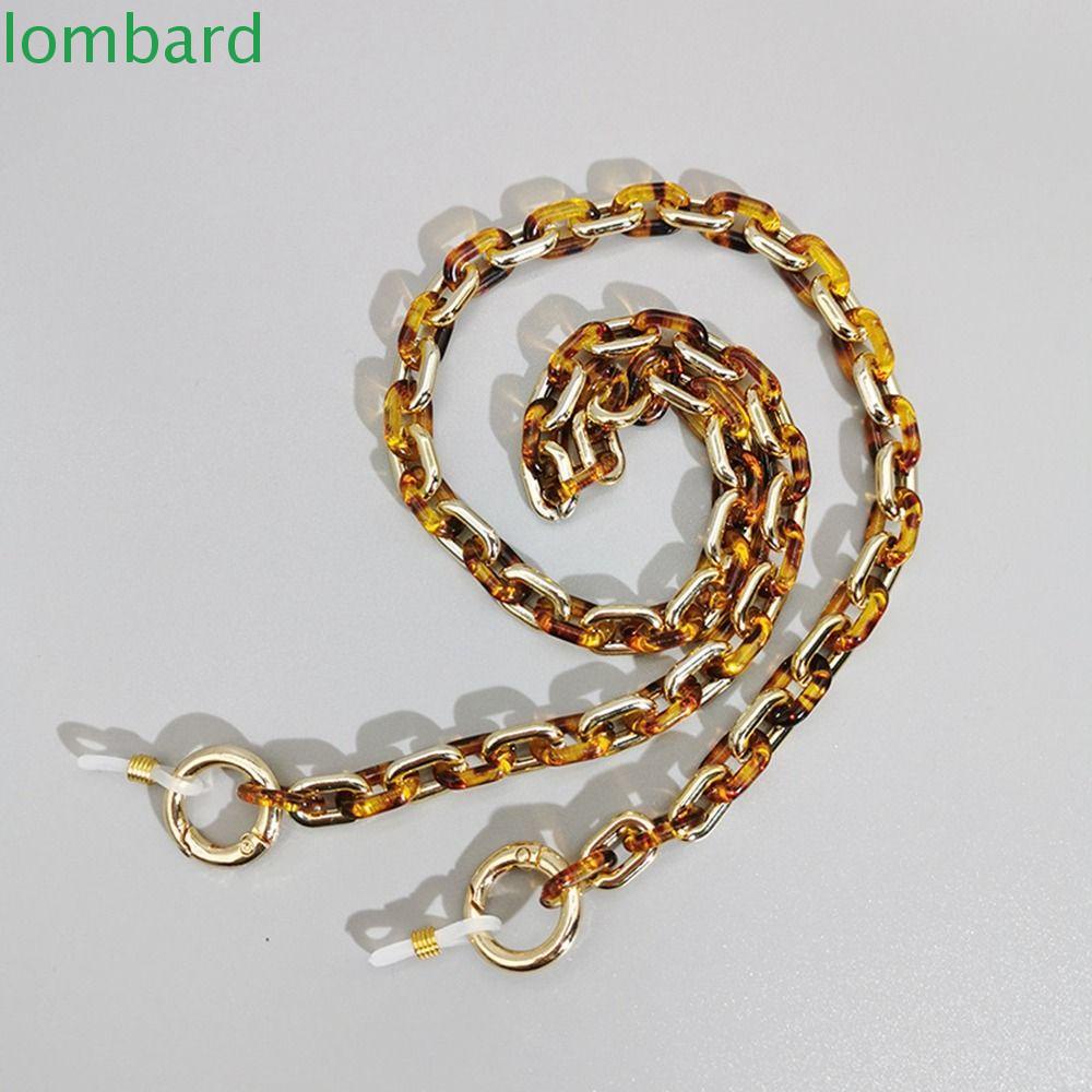 Dây Đeo Mắt Kính Bằng Acrylic In Họa Tiết Da Báo Chống Thất Lạc Thời Trang DIY