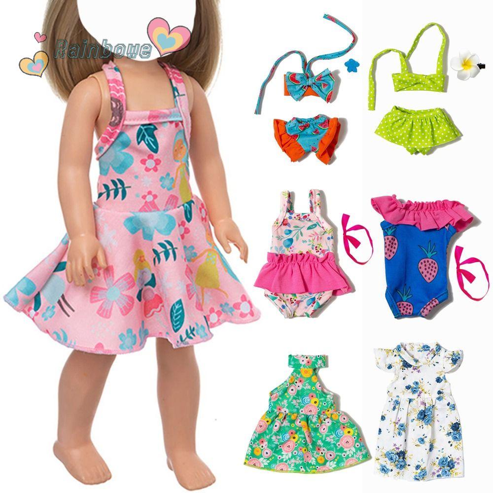 Đầm Đồ Chơi Búp Bê Màu Cầu Vồng