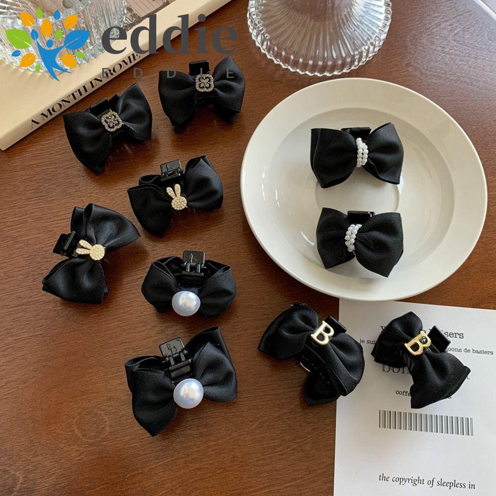 Kẹp Tóc Nơ Nhỏ Màu Đen Kiểu Hàn Quốc Sáng Tạo Dễ Thương 26Ede Y2K