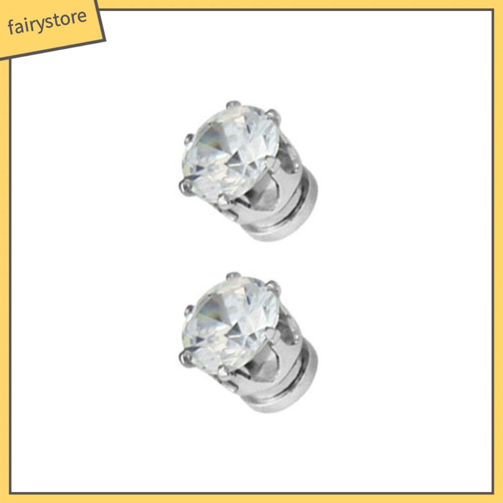 1 Đôi Bông Tai Kẹp Không Xỏ Lỗ Dành Cho Nam Và Nữ