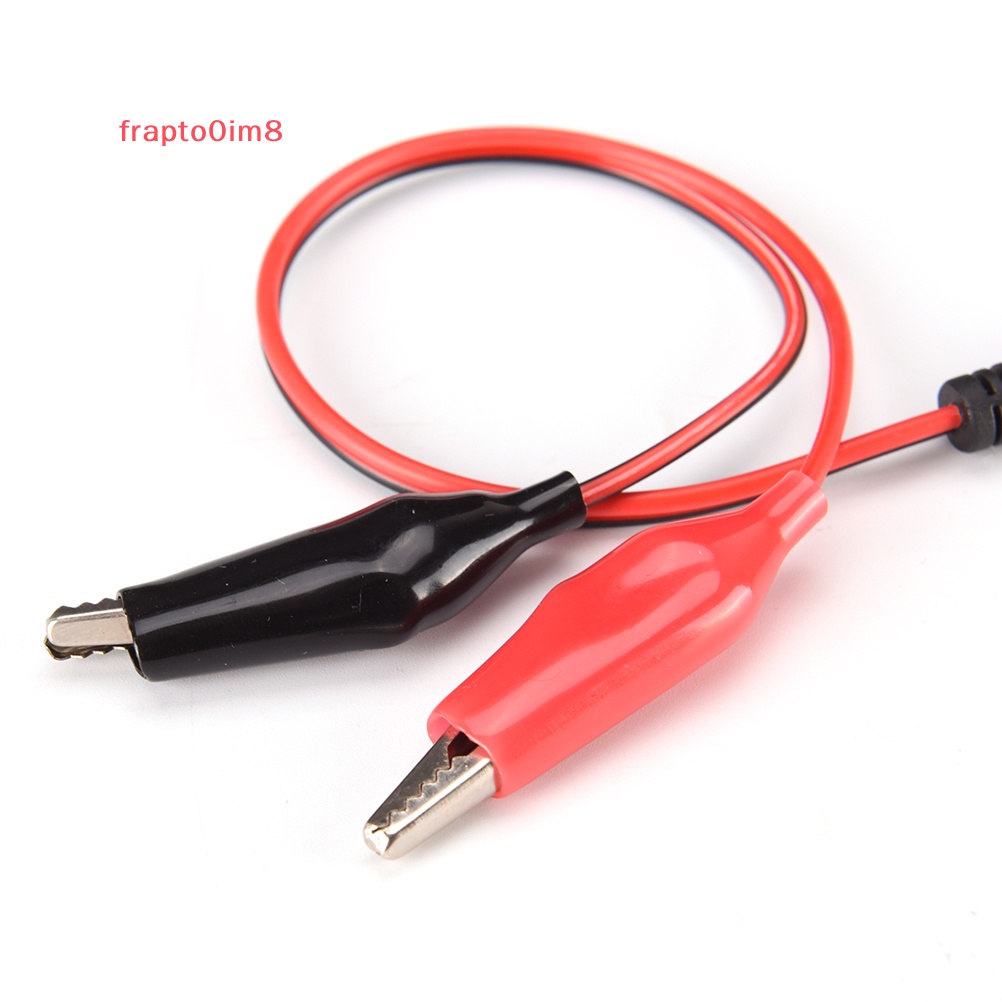 Nóng bán DC 5.5mm x 2.1mm DC nữ/nam Jack nối với 2 Alligator Clip cáp điện một mới