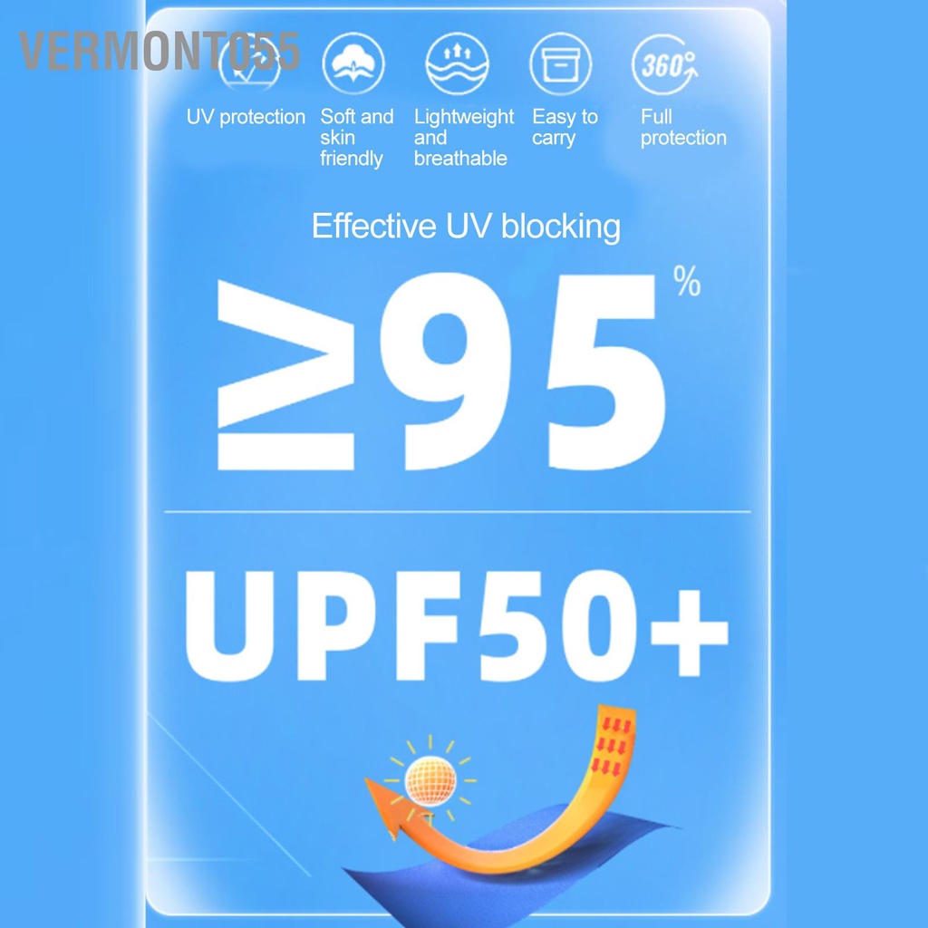 Vermont055 UPF50 + Câu Cá Nón Với Dải Phản Quang Lưới Lỗ Thông Hơi Có Thể Điều Chỉnh Rộng Vành Hat Cho Ngoài Trời Leo Núi Cam