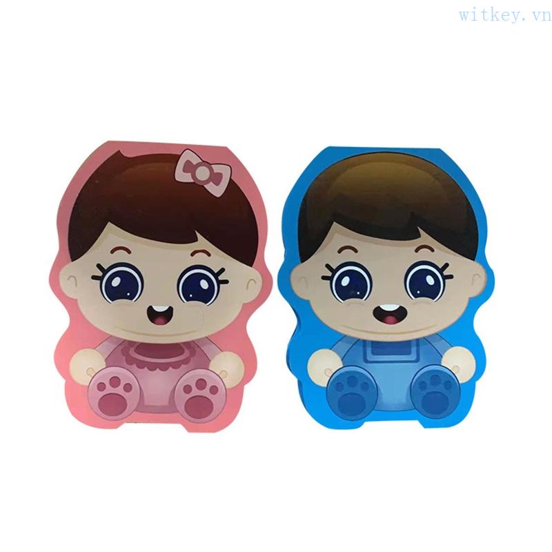 Hộp Đựng Răng Em Bé Có Nắp Đậy Tiện Dụng Giá Đỡ