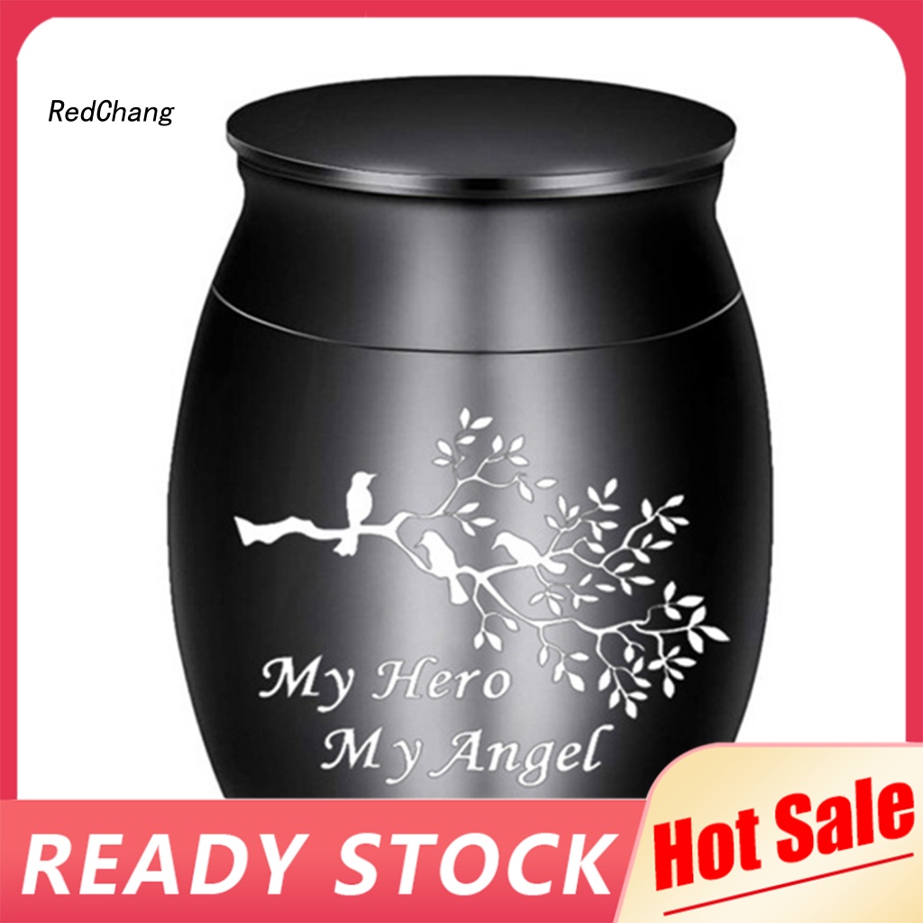 Rc ~ Thú Cưng Ashes Urn Bề Mặt Mịn Nhỏ Gọn Bằng Kim Loại Dành Cho Gia Đình