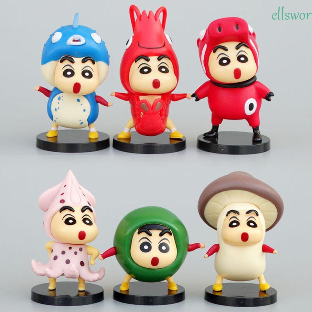 Mô Hình Đồ Chơi Shin-Chan Phiên Bản Q Đáng Yêu Trang Trí Bàn Làm Việc