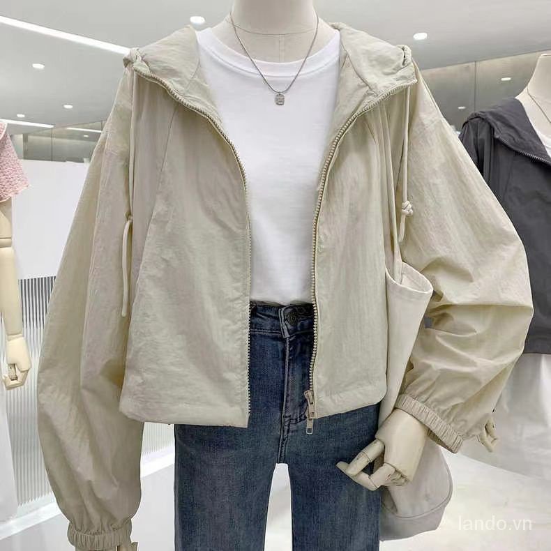 Áo Khoác Chống Nắng Thoáng Khí Dáng Rộng Phong Cách Mới Mùa Hè Khô Nhanh Cho Nữ