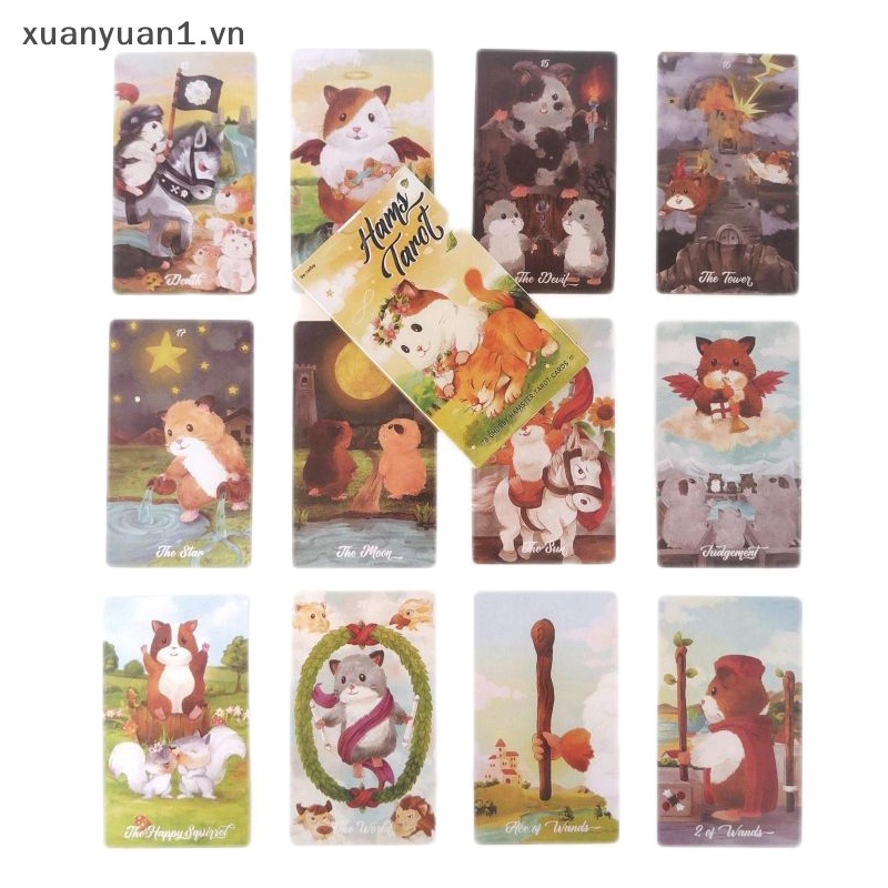Bộ Bài Tarot 12 * 7cm Dùng Để Chơi Bài Tarot